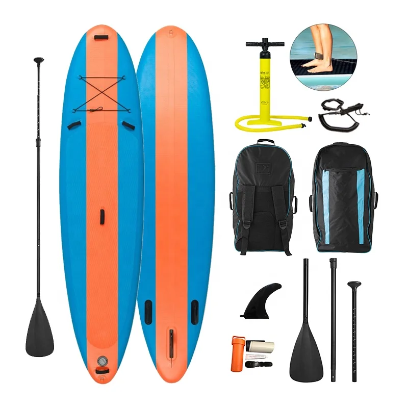 Foldable Standup Paddleboard Inflatable Board Paddle Softboard