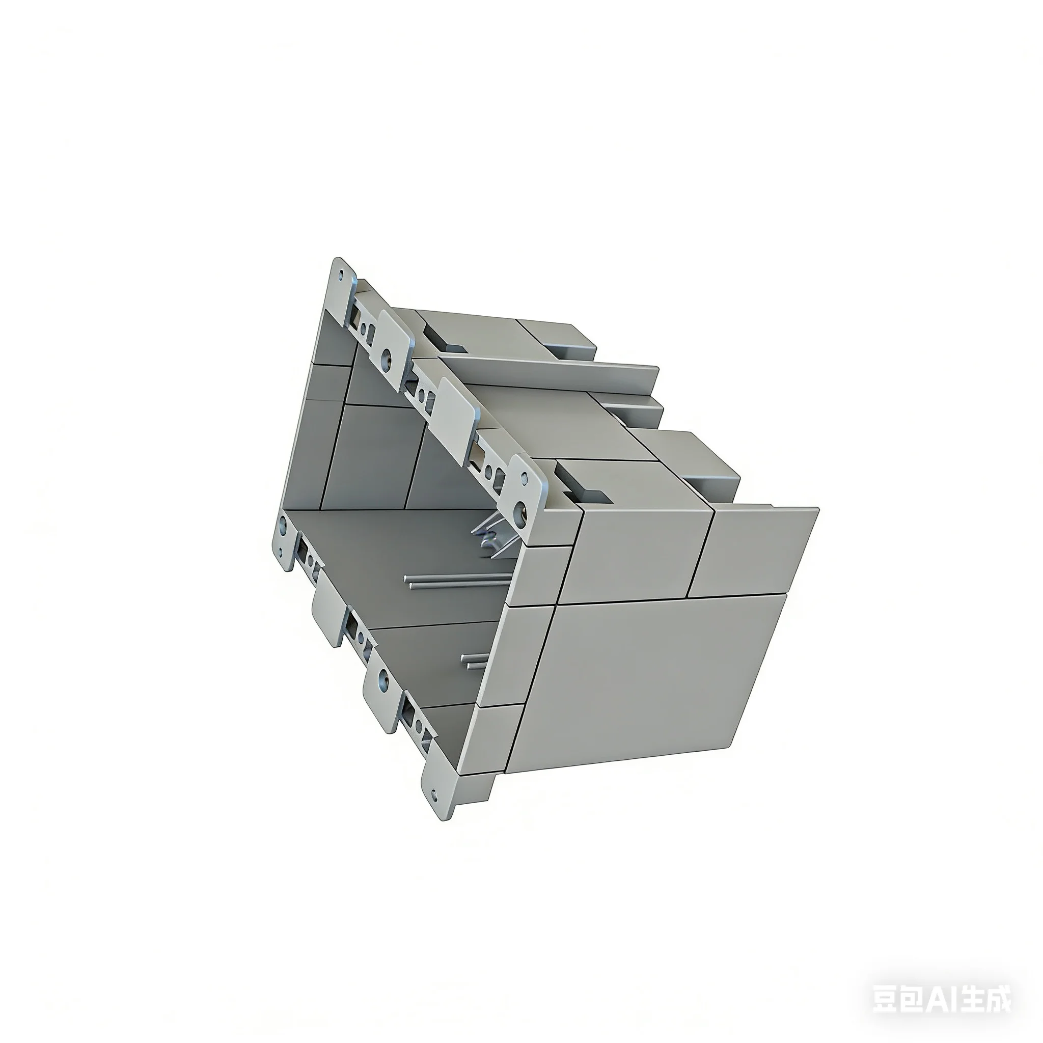 W355R Switch Outlet Box Old Work Carlon 3 Gang Blue Ear Brackets Wall PVC Clamp Junction Electrical Plastic Conduit Switch Box