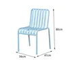 ไม่มีเก้าอี้นวม - แผ่นรองสีฟ้าอ่อน