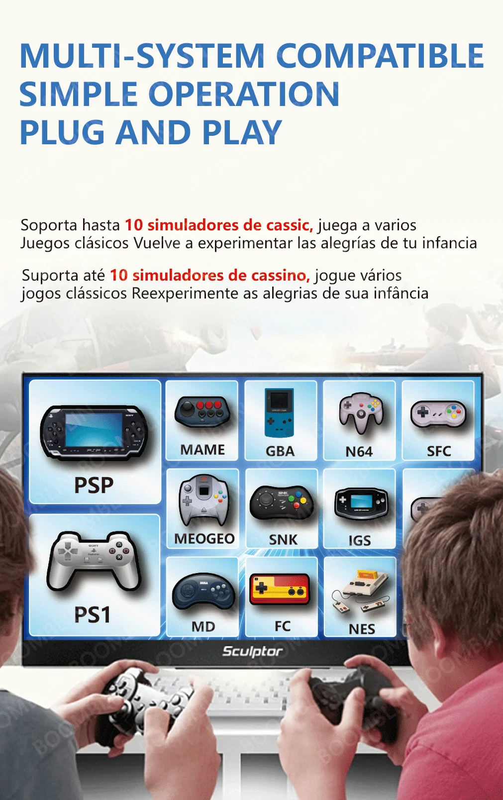 G9 Retro Game Stick Wireless Joystick Hdmi 64gb 128gb 35000 Arcade ...