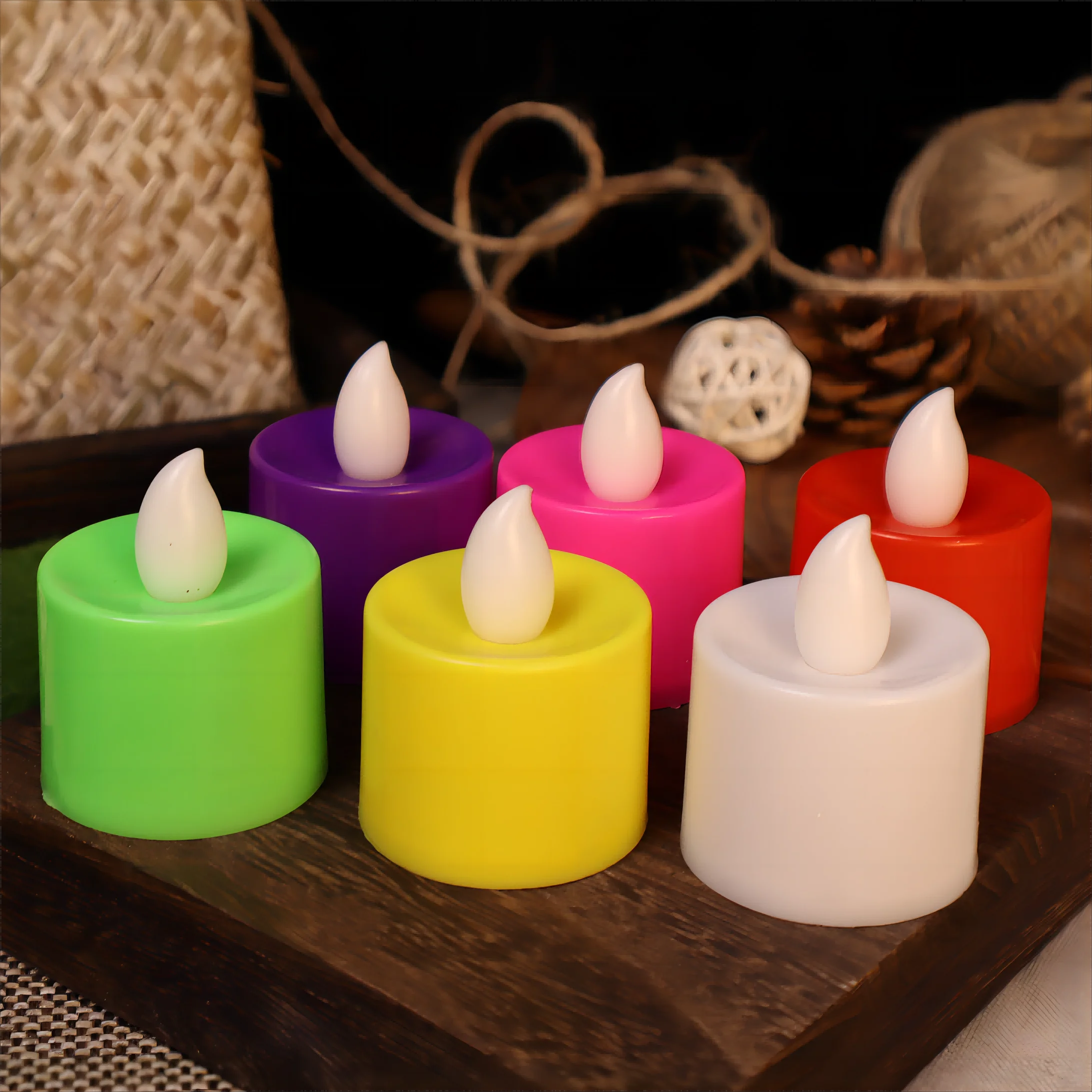 product plastic flameless led candles tea wax home decor wedding party party desktop decoration christmas decorative lights-32