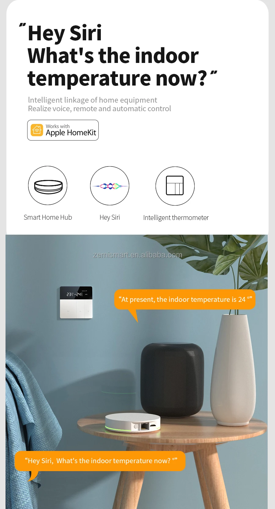 Zemismart Matter Smart Homekit Hub Work With Ios Home App Google Home