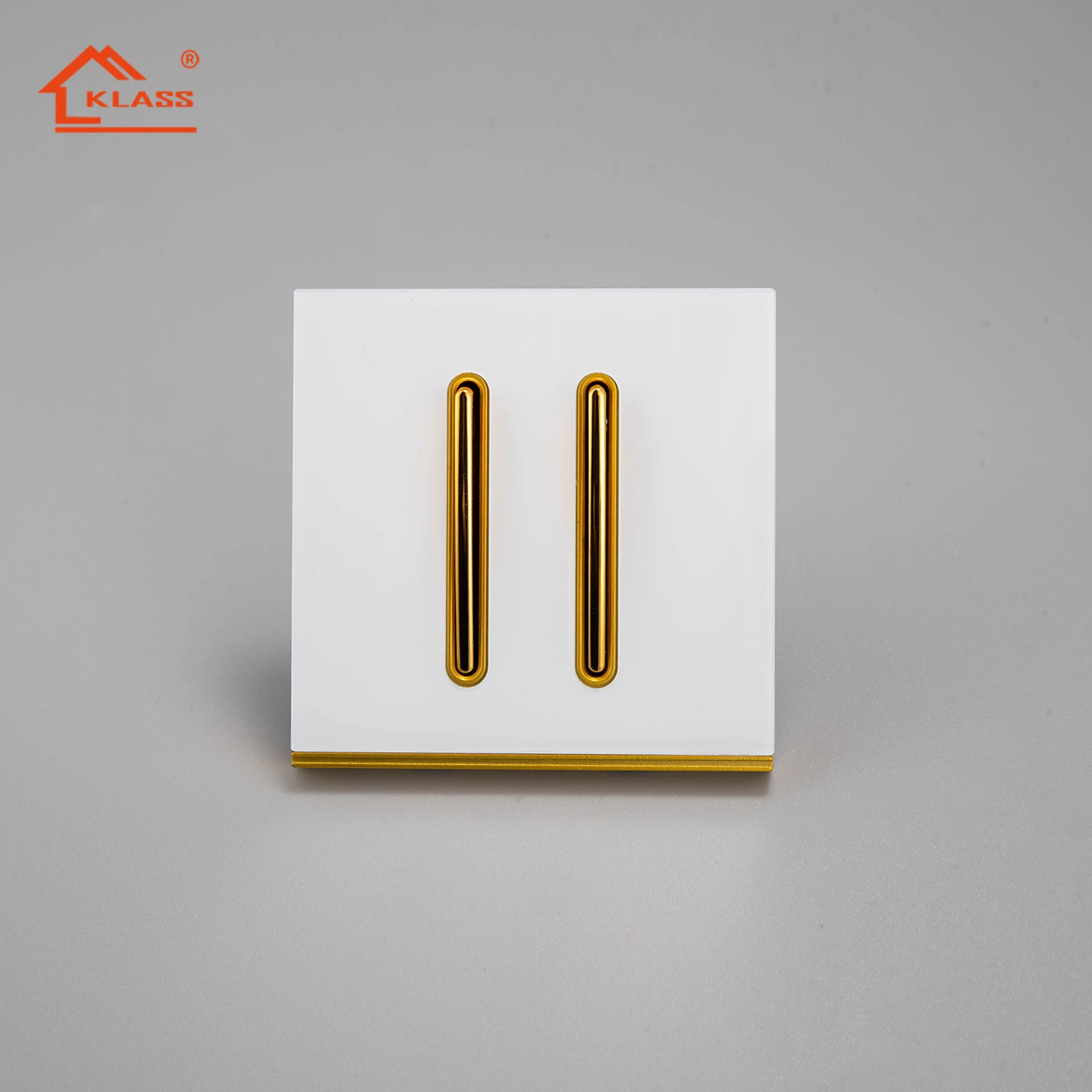 New Arrival Uk Standard Light Switches with Tempered Piano Key 1/2 Way 1/2/3/4 Gang Glass Big Panel for Home Switches and Socket