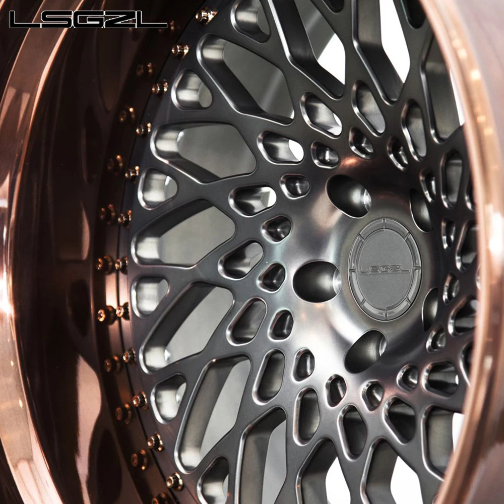 高級ビッグリップ3ピース鍛造合金ディープコンケーブホイール