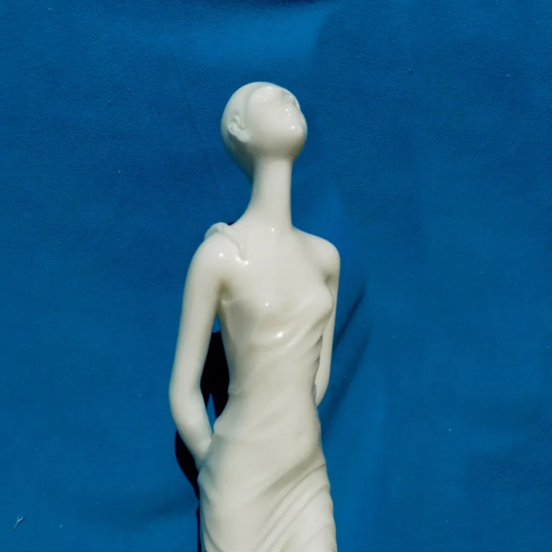 product white statue stone carving life size garden landscaping home decoration religious figure sculpture marble-3