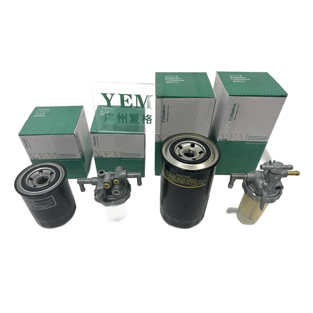Parts for Yanmar 4TNV84 4TNV84T Engine Filter Element Oil Fuel Aftermarket Engine Parts