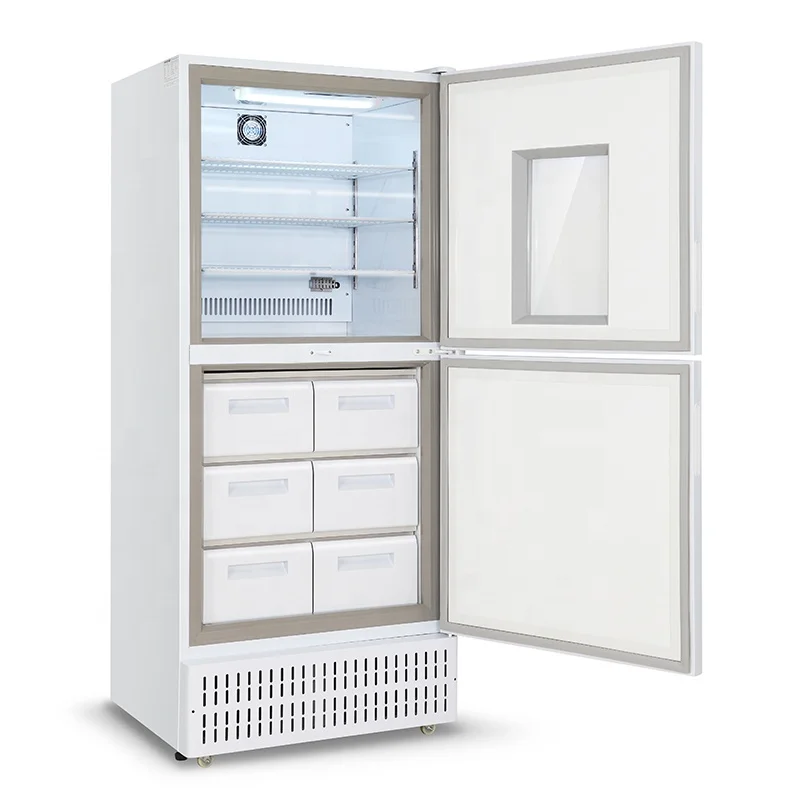 Laboratory stainless steel dubai deep refrigerator and freezer