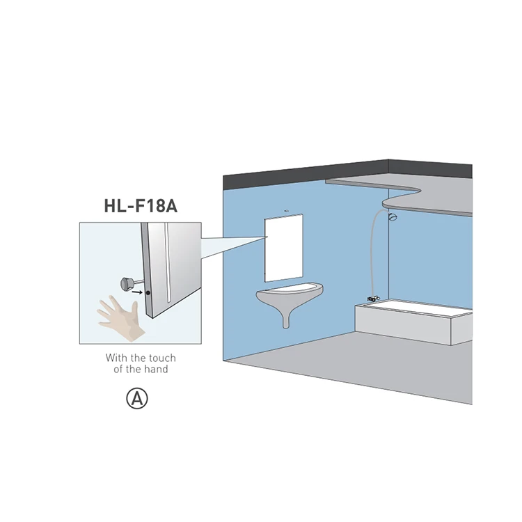 High Voltage Sensor for Cupboards Easy Installation Touch on IR Sensor Switch
