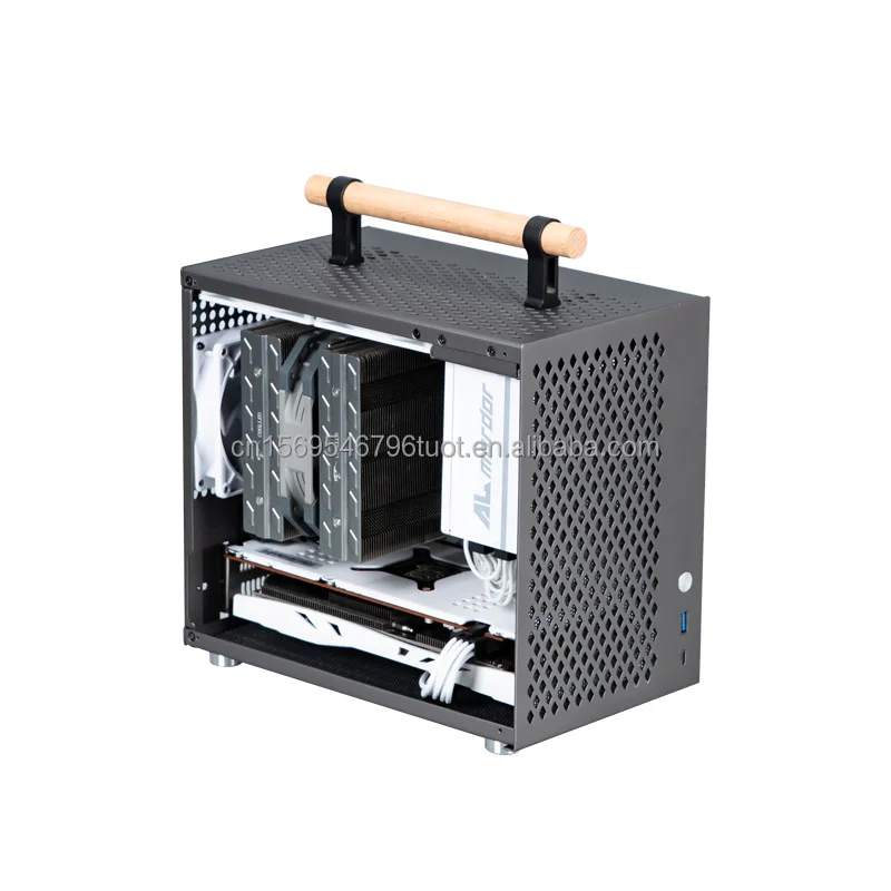ALBOX Xiaobao Mini-ITX Aluminum Desktop Computer Case with