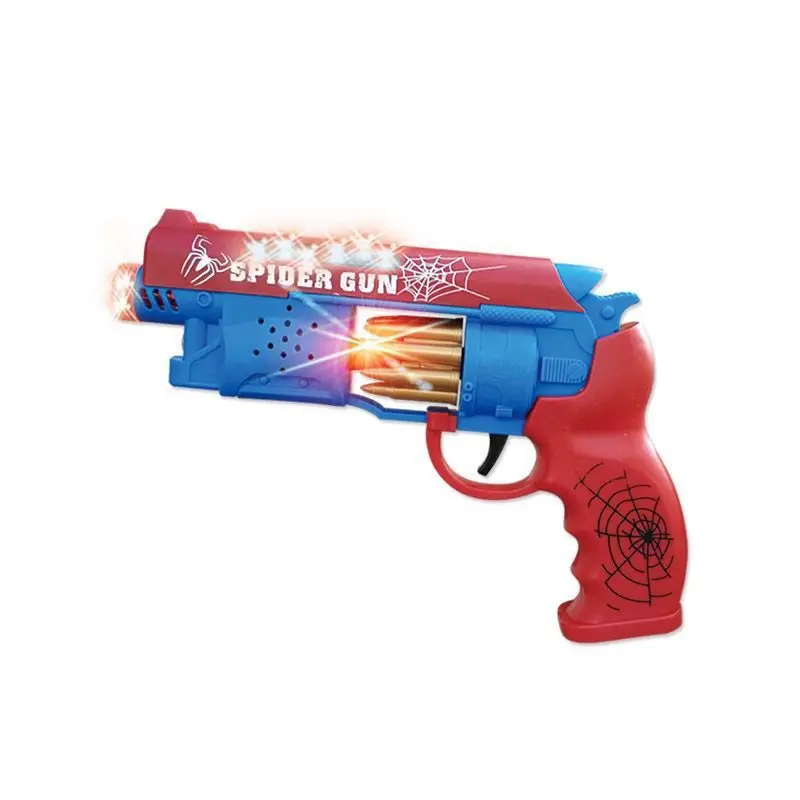 Wholesale New Electric Toy Gun Light Music Toy Pistol Camo Cartoon Eight Tone Gun