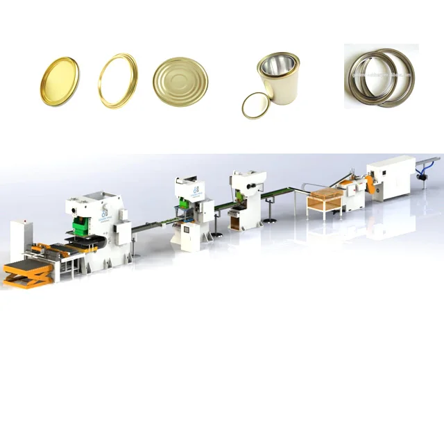 Good Price Automatic Metal Ring Making Chemical Pails Making Production Line