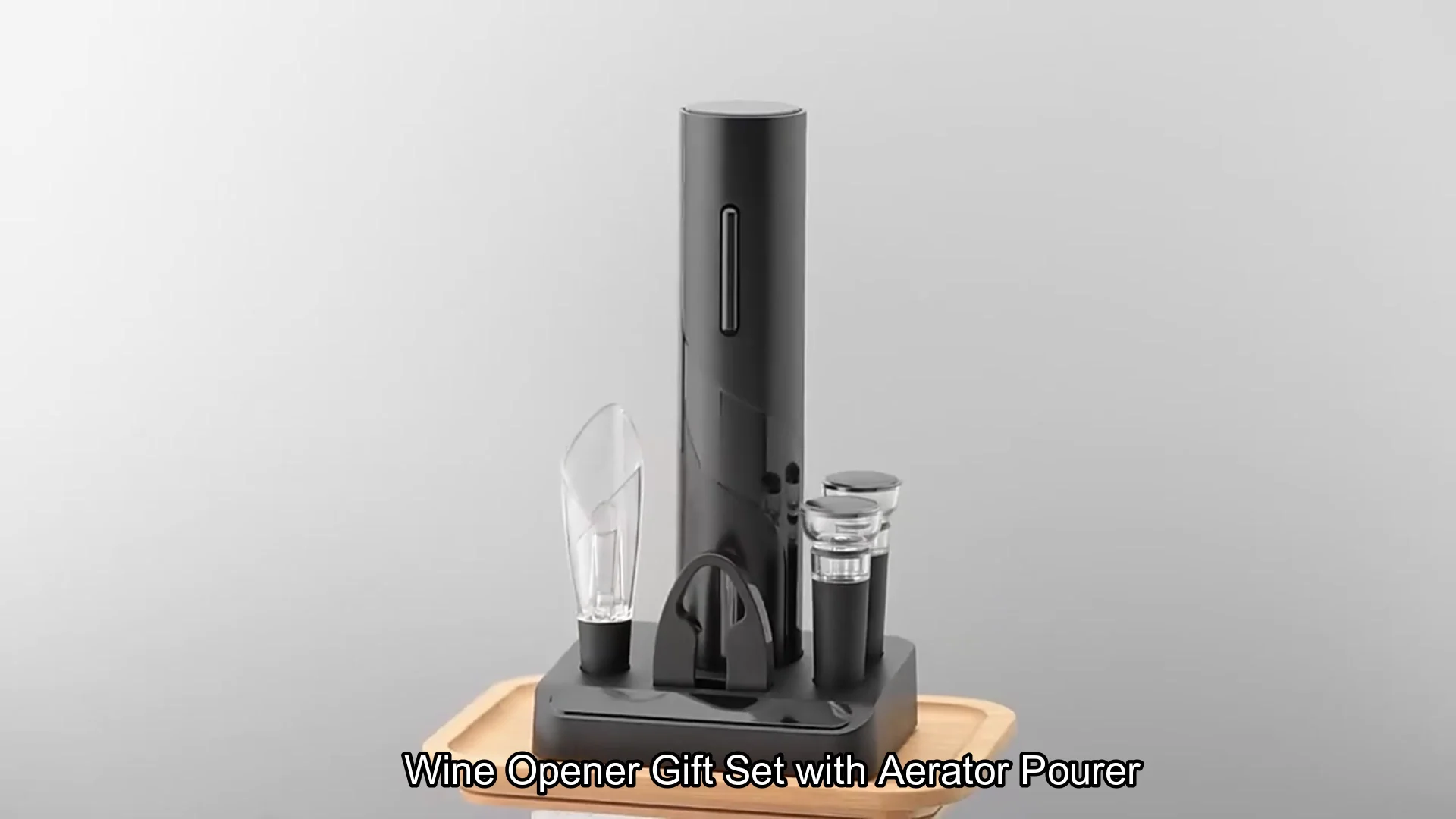 New Deluxe Bar Tool Kit Battery Operated Electric Wine Bottle Opener