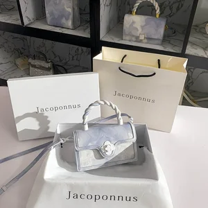 Wholesale 2023 Custom PU Leather Ladies' Single Shoulder Cross-Body Handbag 3-Pc Set with Lock Ladies Messenger Bags