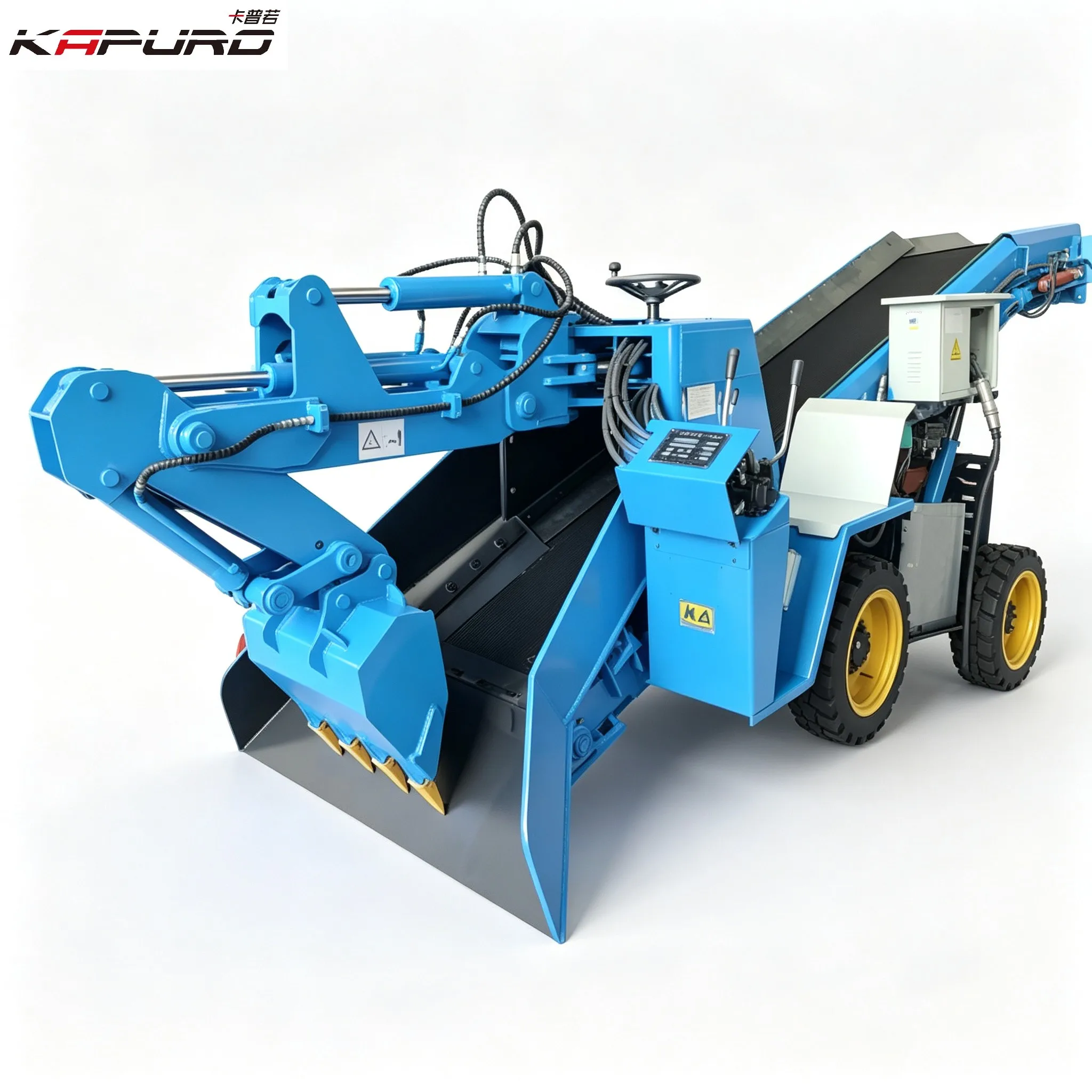 Kapuro MWB-50 Crawler Mucking Loader  Electric Hydraulic System 50m³/h CE ISO Customized for Coal Gold Mine Mucking Loader