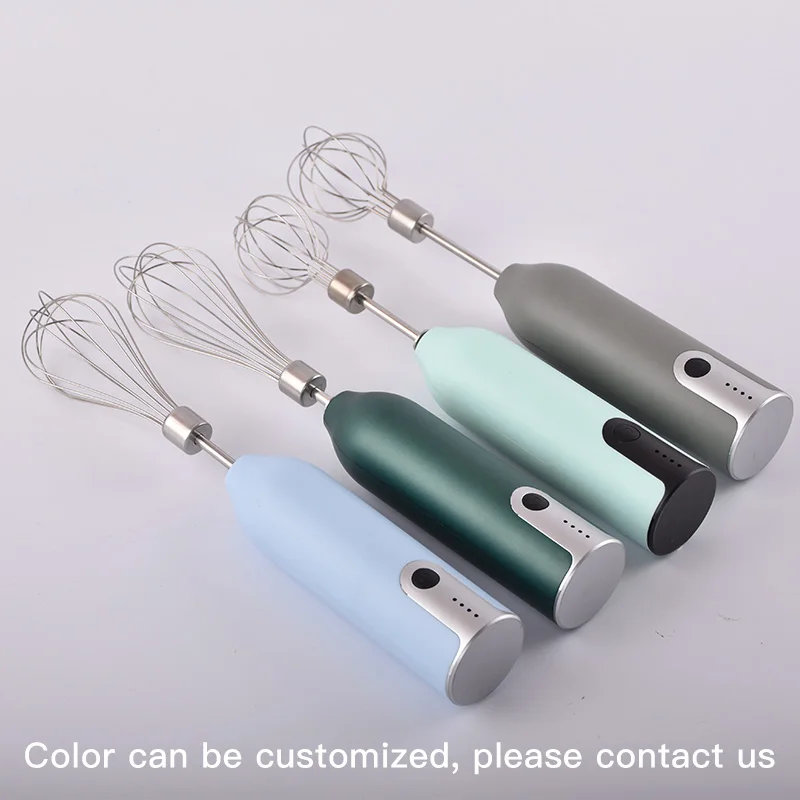 Hot Sale 3 Speed Portable Plastic Wireless Egg Whisk Head