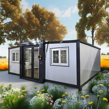 20ft 40ft 2 bedrooms customized expandable container modular house tiny prefab homes granny flat foldable houses