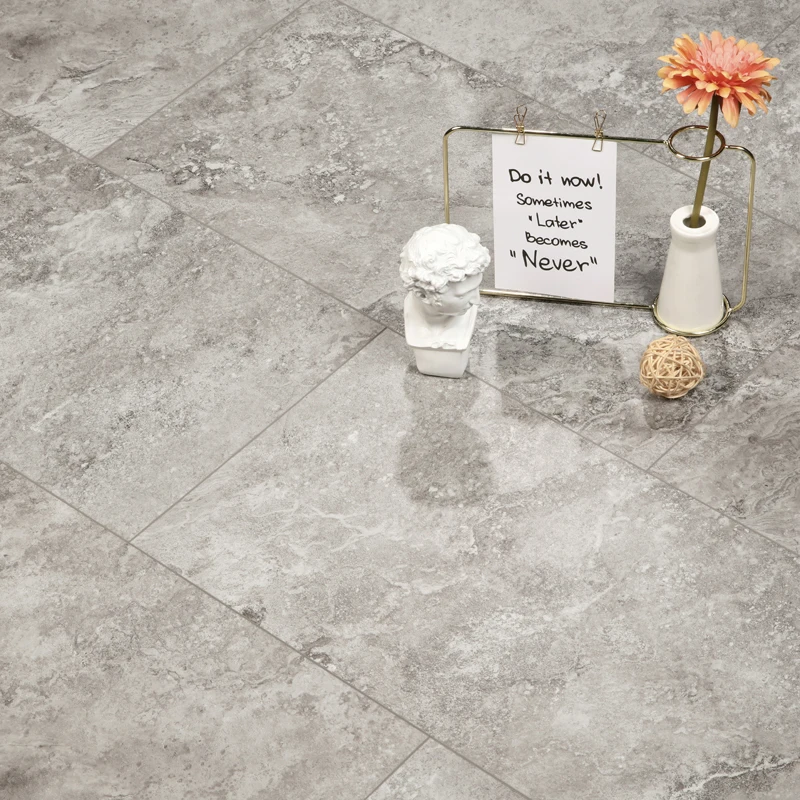 Marble Design Spc Flooring With UV Coated Surface for House Decoration