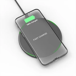 10W universal qi portable wireless charger thin wireless charger