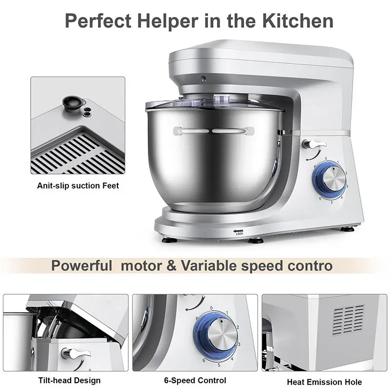 Visible Stand Mixer Cover Compatible With 68 Qt Kitchenaid Mixer Dust Cover  With