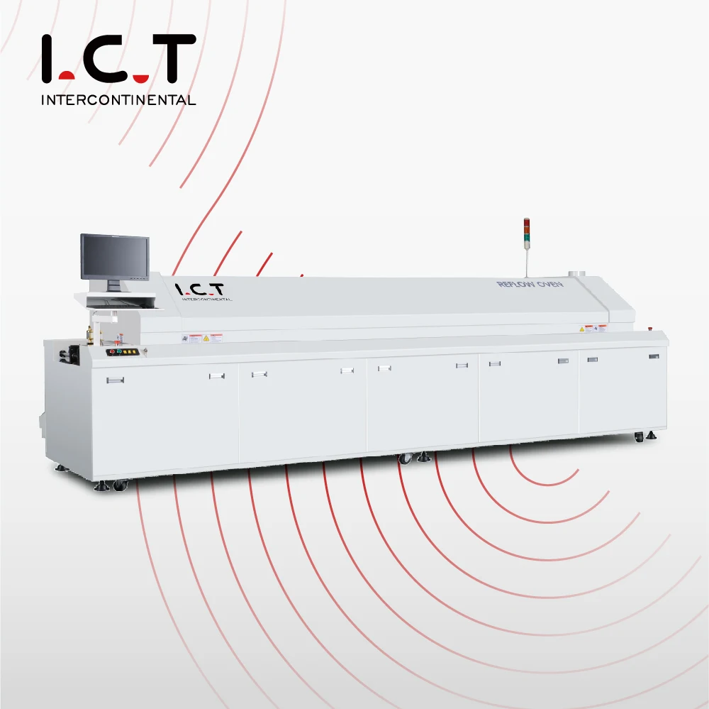 Cost Effective China Leader Automatic Reflow Soldering Machine  Reflow Oven Supply With Low Price