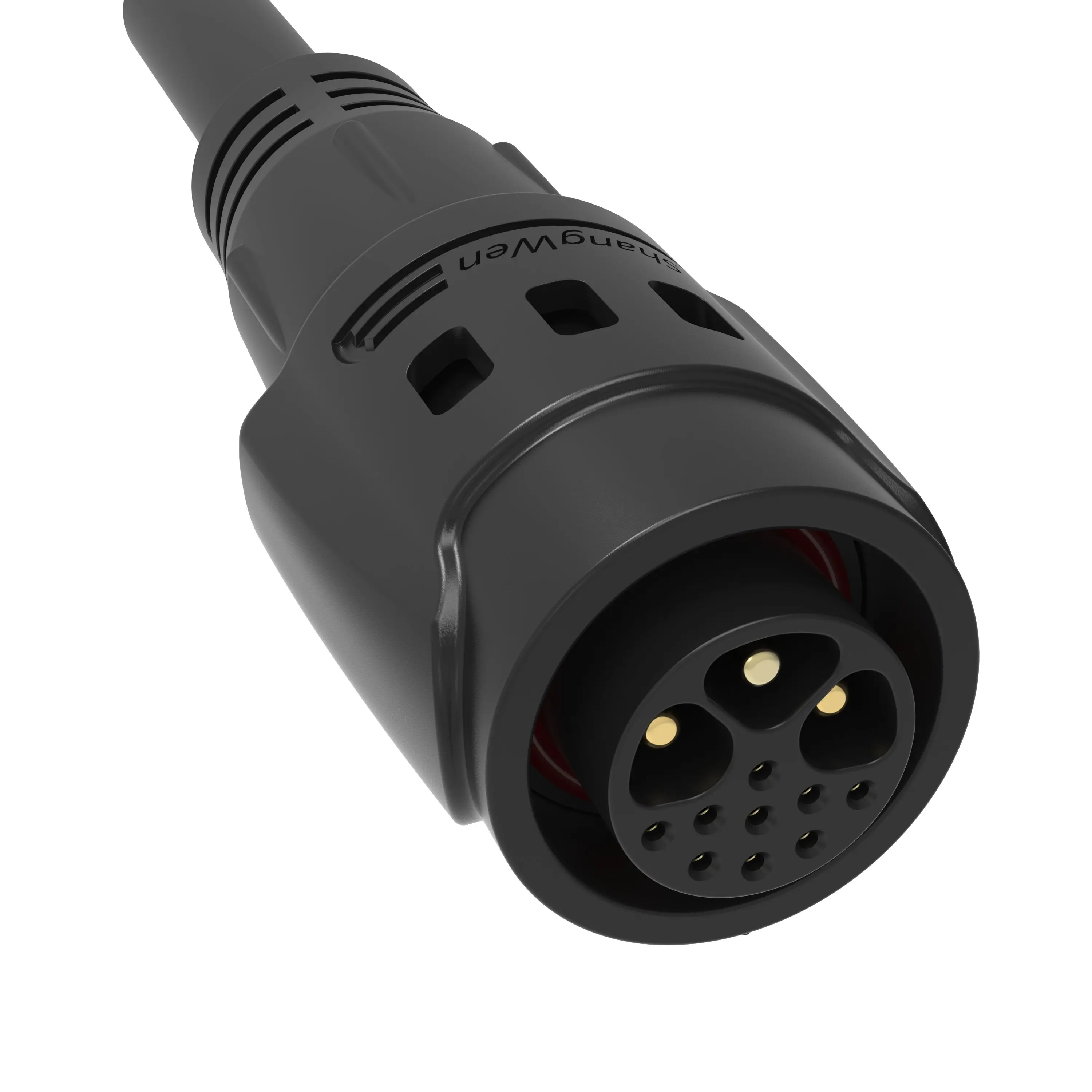 M19 Series Push-pull Self-locking Black Connection Industrial 3+9 Pin Female Male Plug Power Signal Connector