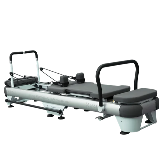 Megacore Factory Direct Commercial Pilates Reformer White Aluminium Alloy OEM Custom Studio Fitness Reformer Pilates Machine