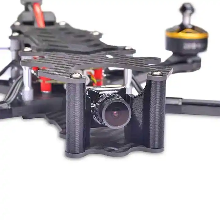 High-Performance 7-Inch FPV Drone Quadcopter with Remote Control - Black