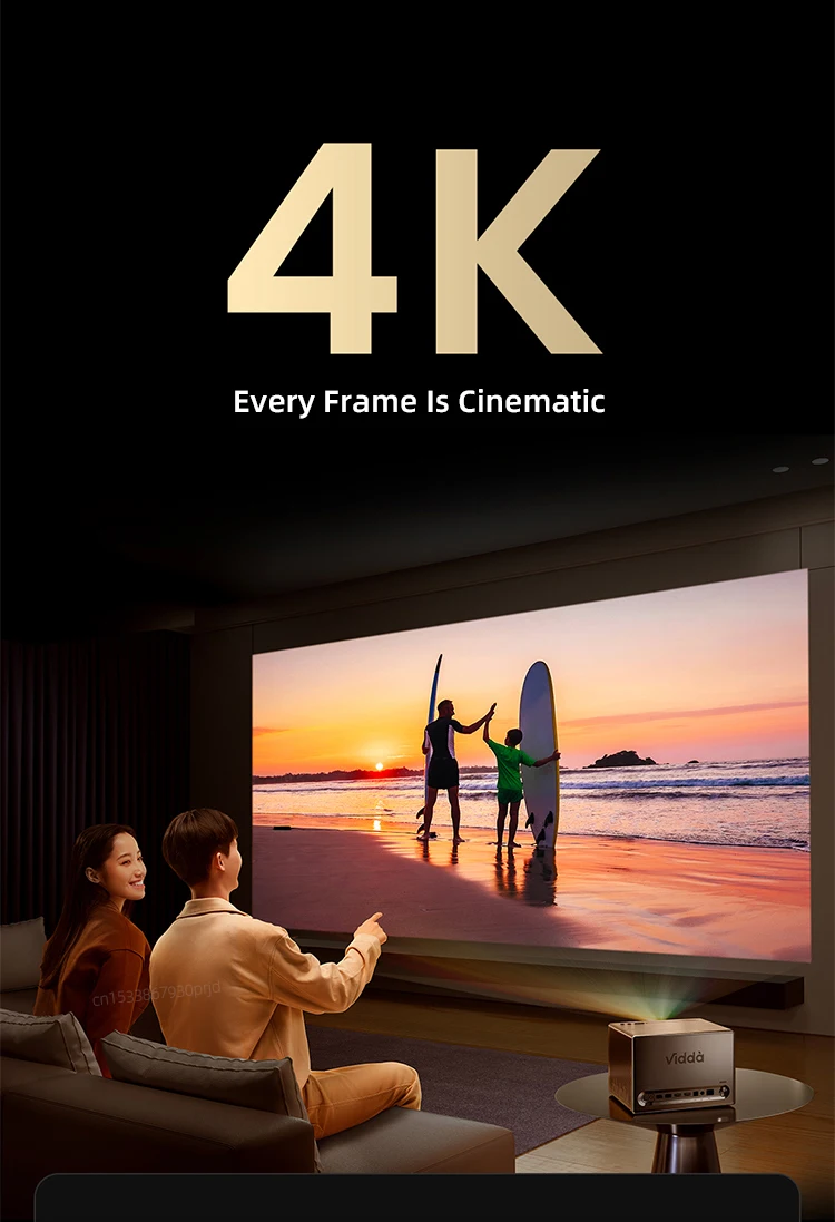 Hisense Vidda C1 Pro Rgb Triple Laser 4k Projector 3840x2160 Video 3d ...