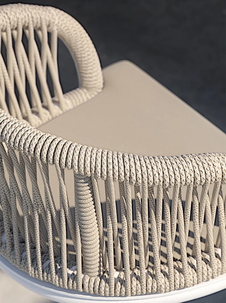 Modern Bar Chair High Chair Bar Counter With Armrests Leisure Rope Outdoor Bar Stool Buy Patio