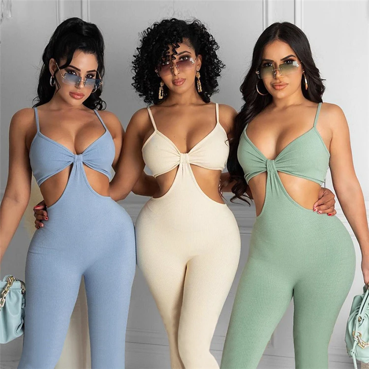 MOEN Best Design combinaison Sexy Summer Suspender Gallus New Arrival 2021 Women Rompers One Piece Jumpsuits