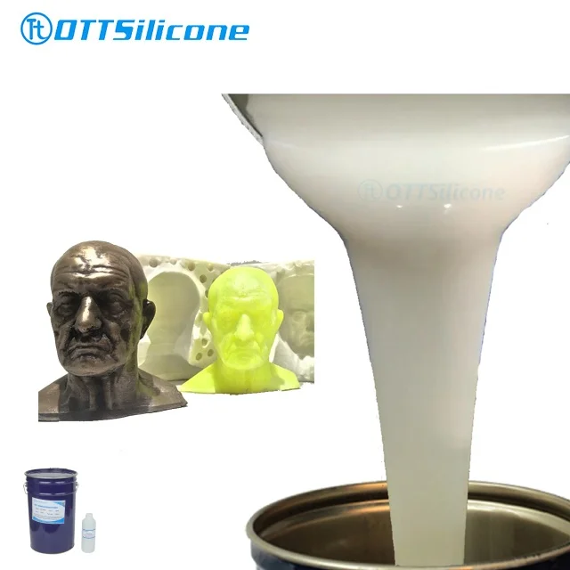 30A Liquid Silicone Rubber for Bonze Statue Casting Lost Wax RTV-2 Silicone Rubber