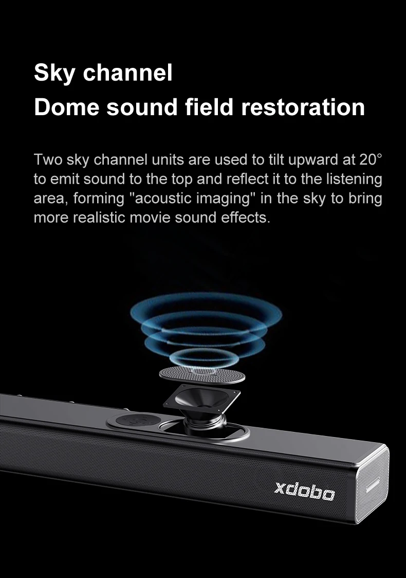Xdobo 7.1.4 Sound Bar with Dolby Atmos - Home Theater Sound System