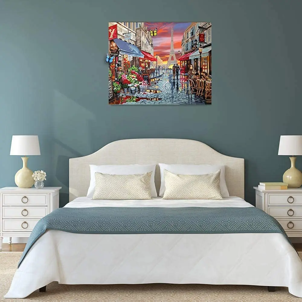 Factory Wholesale Adults Beautiful Landscape Picture Diy Oil Paint By