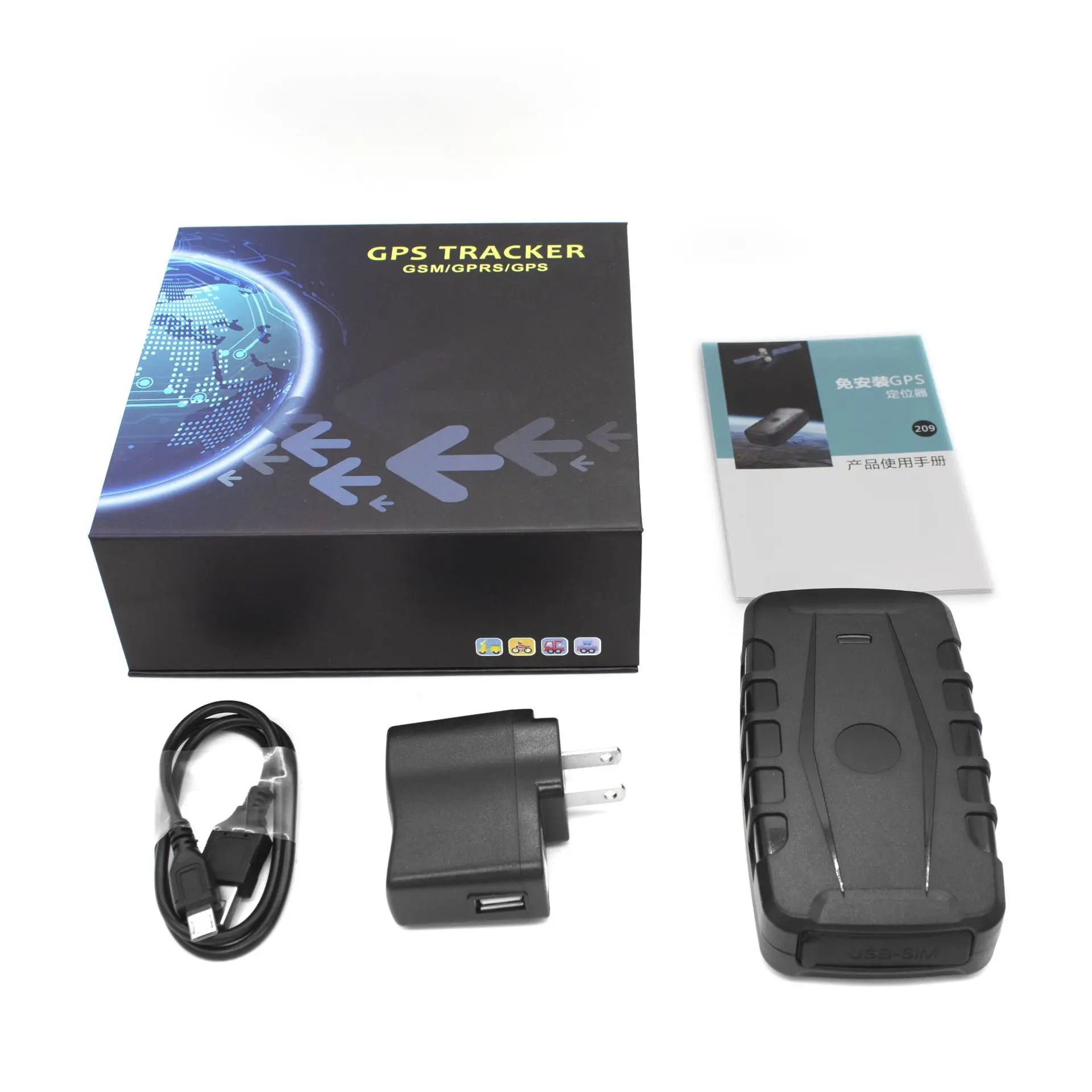 Hidden Magnetic GPS Tracker Car Tracking Device with Long Battery Life Real Time Truck Fleet Tracking