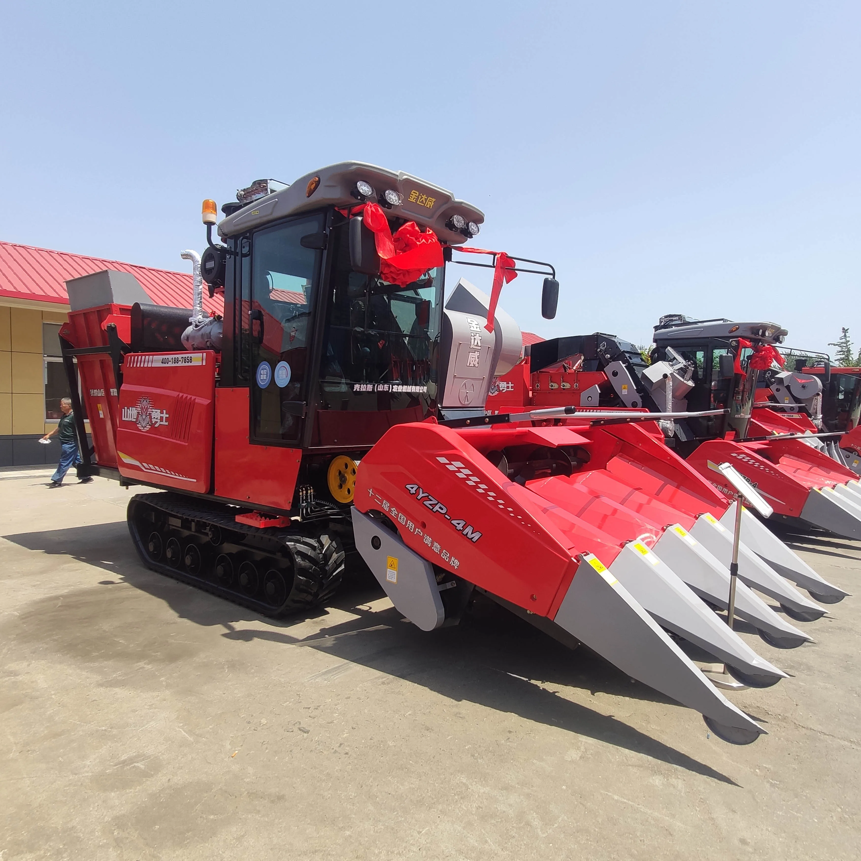 Cheap Price Agricultural Harvesting Equipment Maize Harvesting Machine