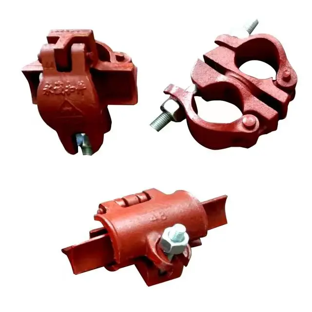 product good quality forged steel scaffolding coupler sleeve double swivel korea pressed clamp scaffolding coupler-9