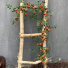 Enredadera de rosas rojo anaranjado (1,8 metros)
