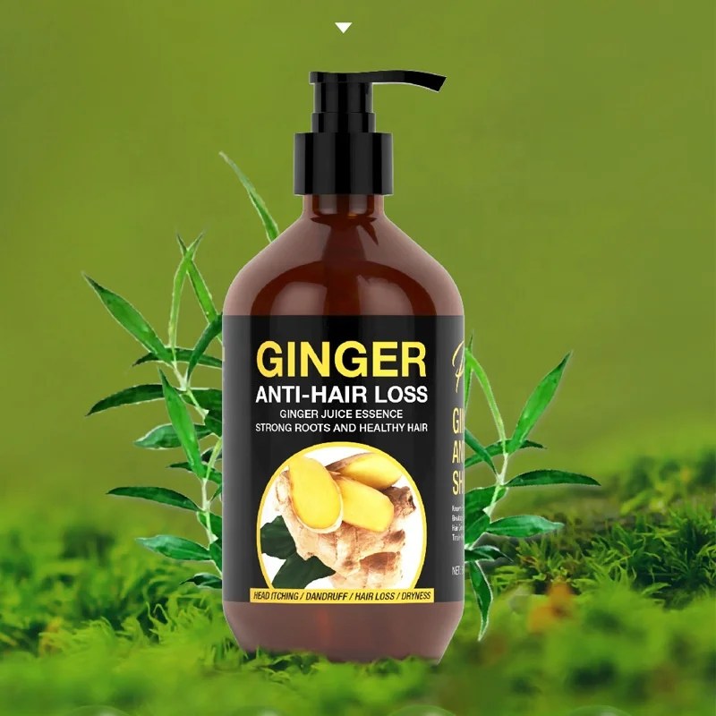 Органический Имбирь против падения волос эфирное масло выпадения перхоти для роста шампунь набор ухода за волосами