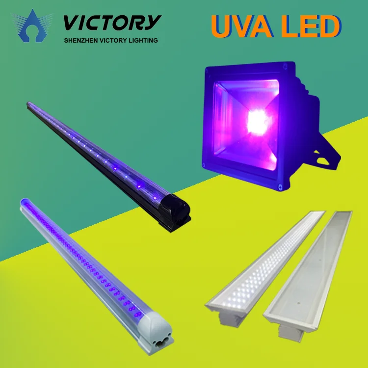 Лидер продаж в Китае, УФ-Светодиодная трубка для офиса, отеля, 395-400 нм, 365 нм, Уфа-лампа для отверждения клея