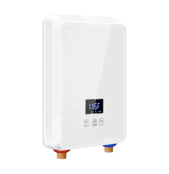 5.5kw 240V Tankless Water Heater  Point-of-Use Digital Display Electric Instant Hot Water Heater with Self-modulating