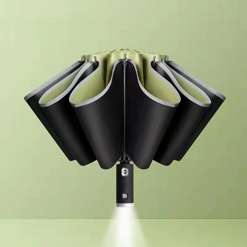 Reverse New Product Ideas 2021 Innovative Business Marketing Led Umbrella with Led Handle Light