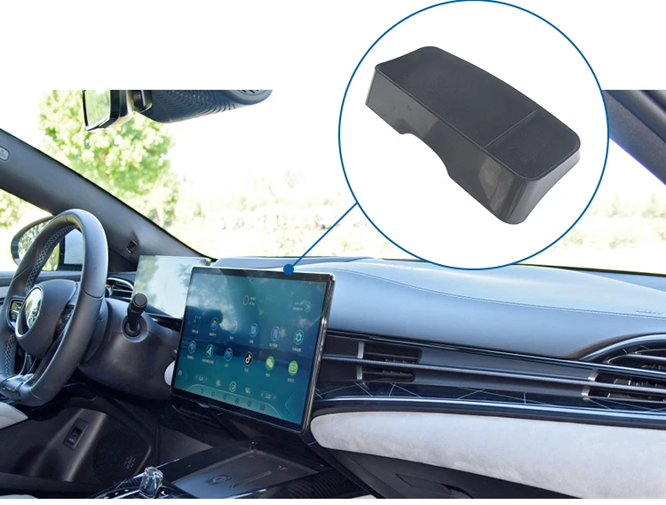 Auto Interior Parts ABS Flocking Console Dashboard Organizer Navigation Screen rear Storage Box For BYD Seal Accessory 2023 factory