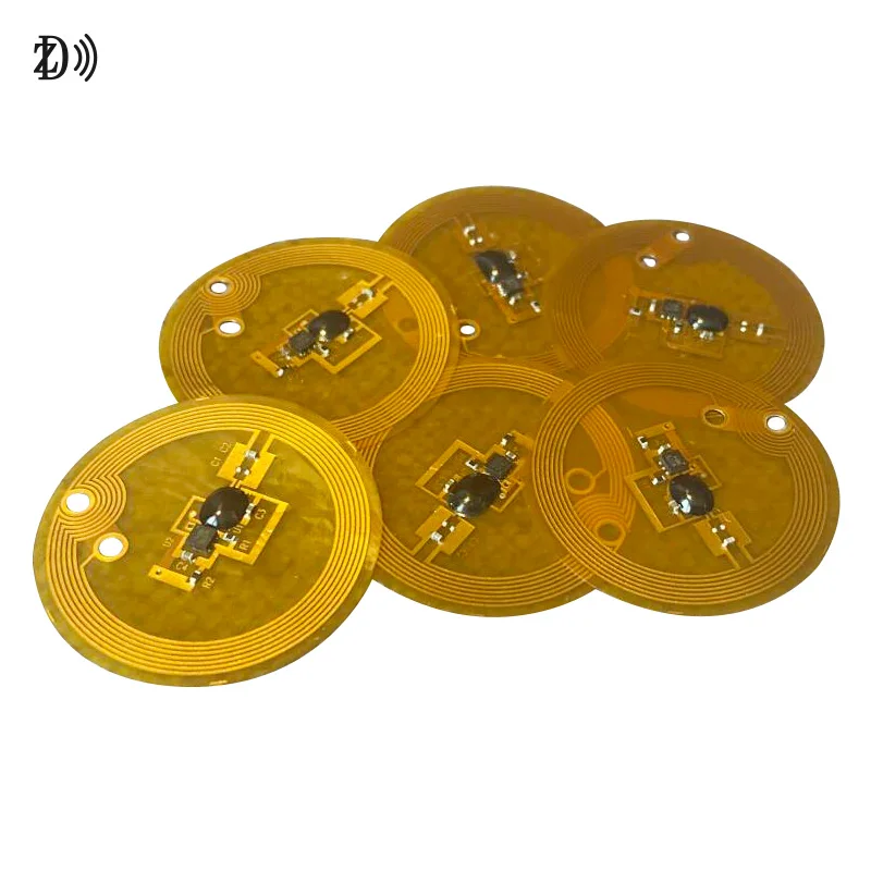Flexible RFID Temperature Tag NFC FM11NT083C 30MM Temperature Detection NFC Tag