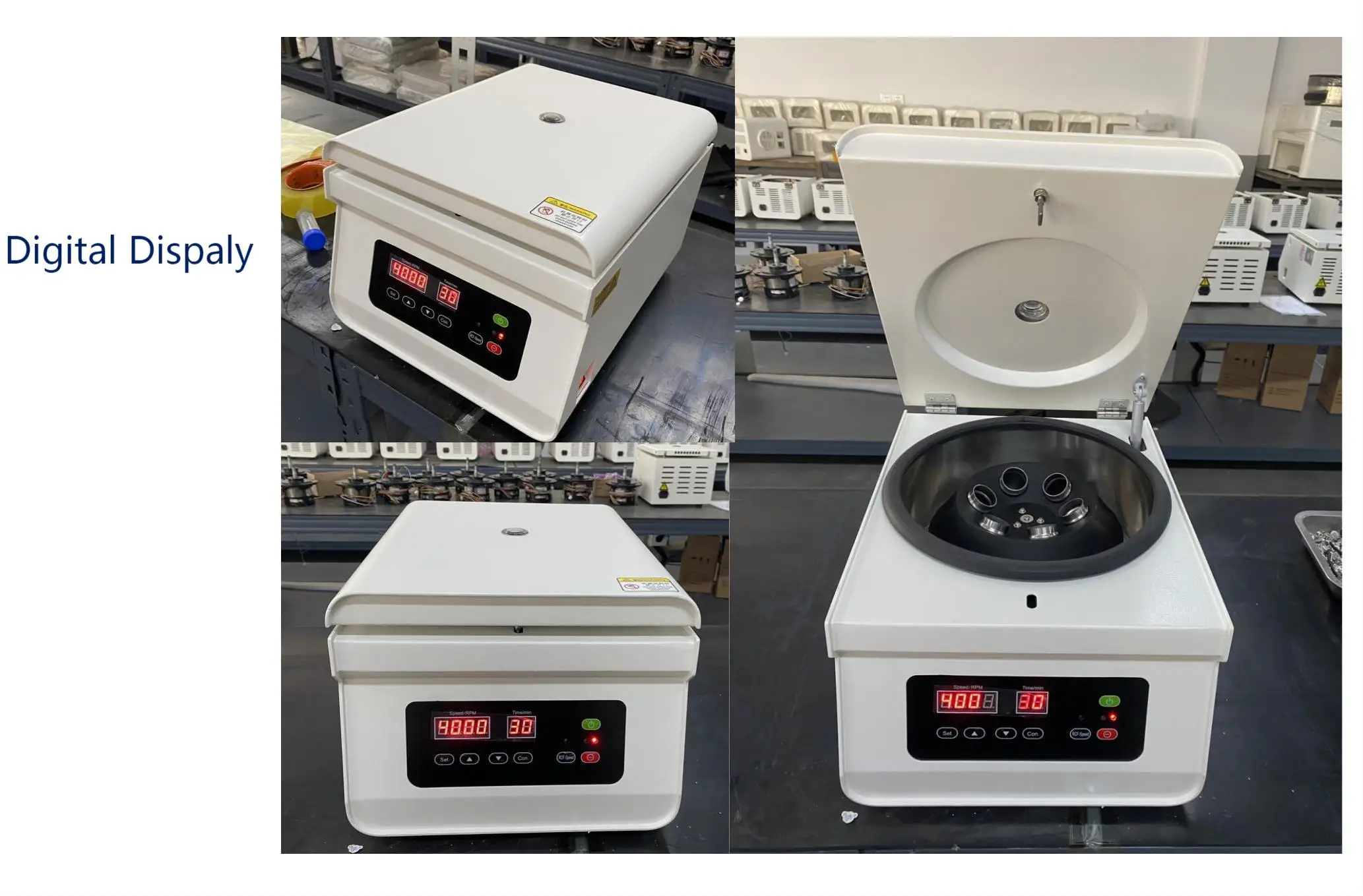 TD4A-WS Low Speed Medical Laboratory Centrifuge - 4000rpm, 6*50ml ...