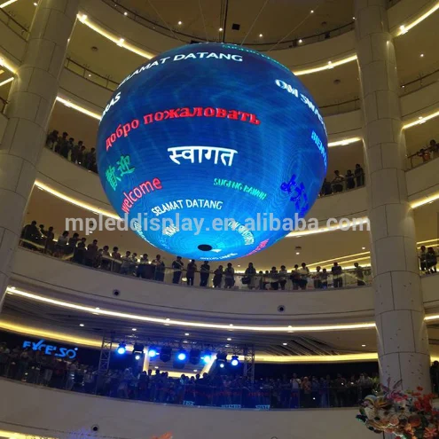 MPLED Shenzhen Indoor Soft Module Video 64 X 32 Flexible Module Full Color Customized Curved Programmable Flexible LED Display