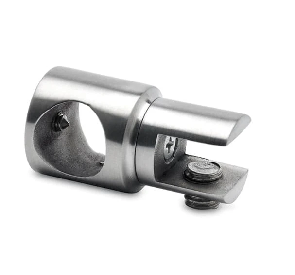 Shower Screen Round Tube Adjustable Support Bar Fitting Brackets Interior Sliding Door Accessories Rod to Glass Connector