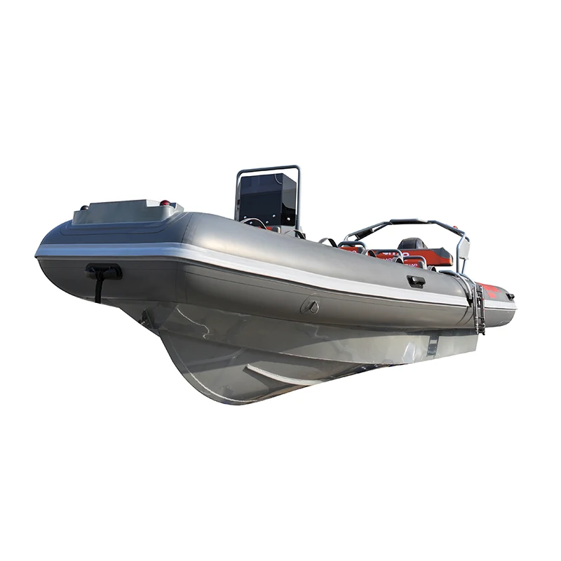Aluminum Floor RIB Inflatable Rescue Boat Rigid Patrol Hypalon/PVC ...