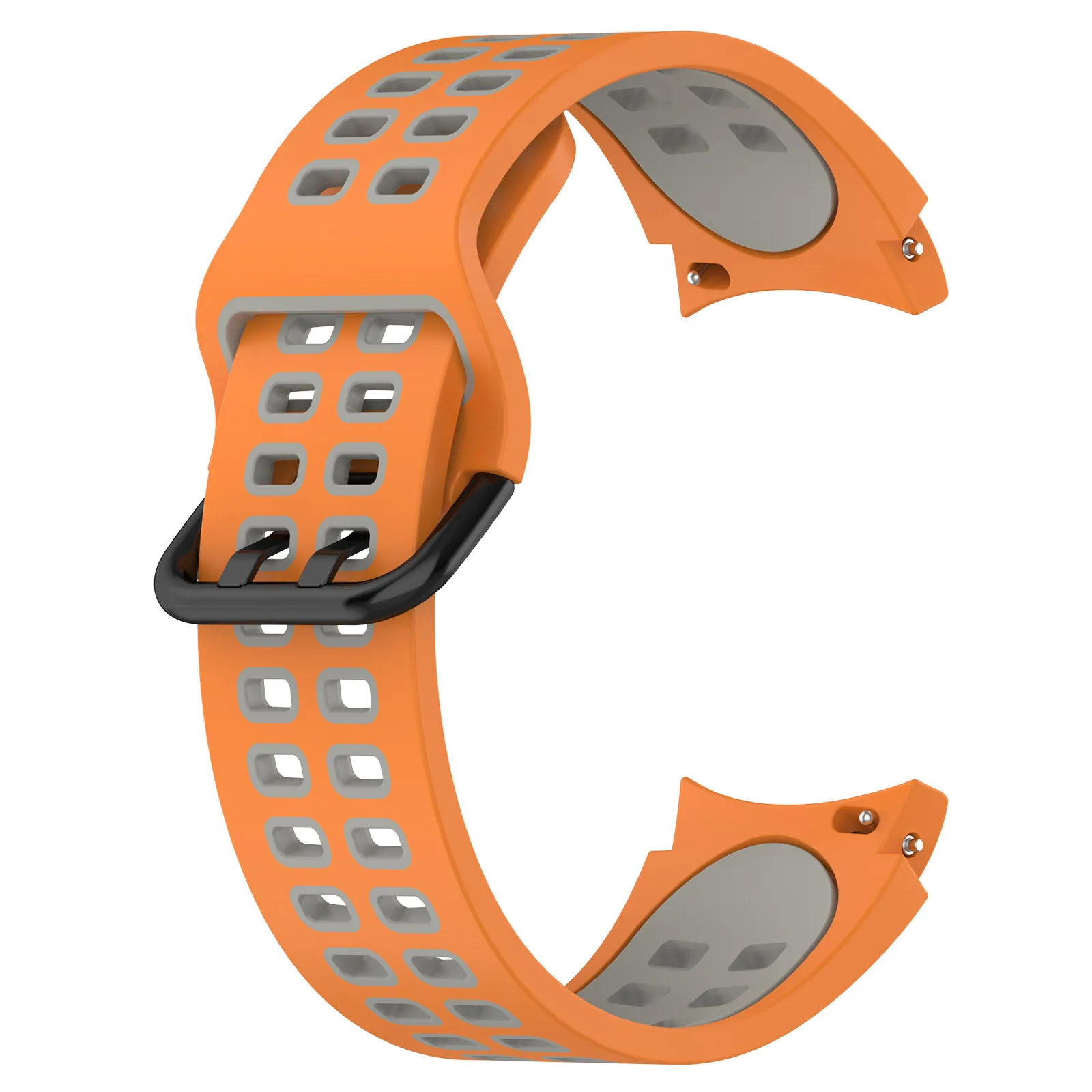 Two Tone Color Sports Silicone Strap 20mm Watch Band For Samsung Galaxy