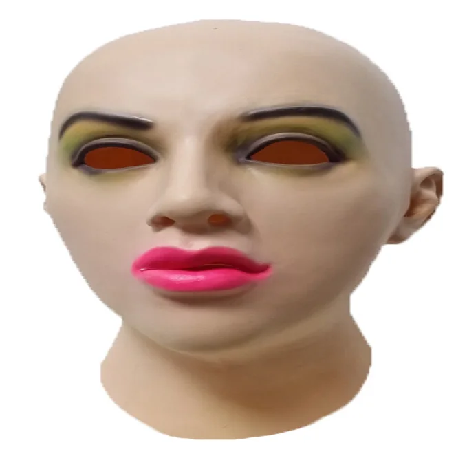 Latex Female Mask Realistic Halloween Mask For Party And Masquerade