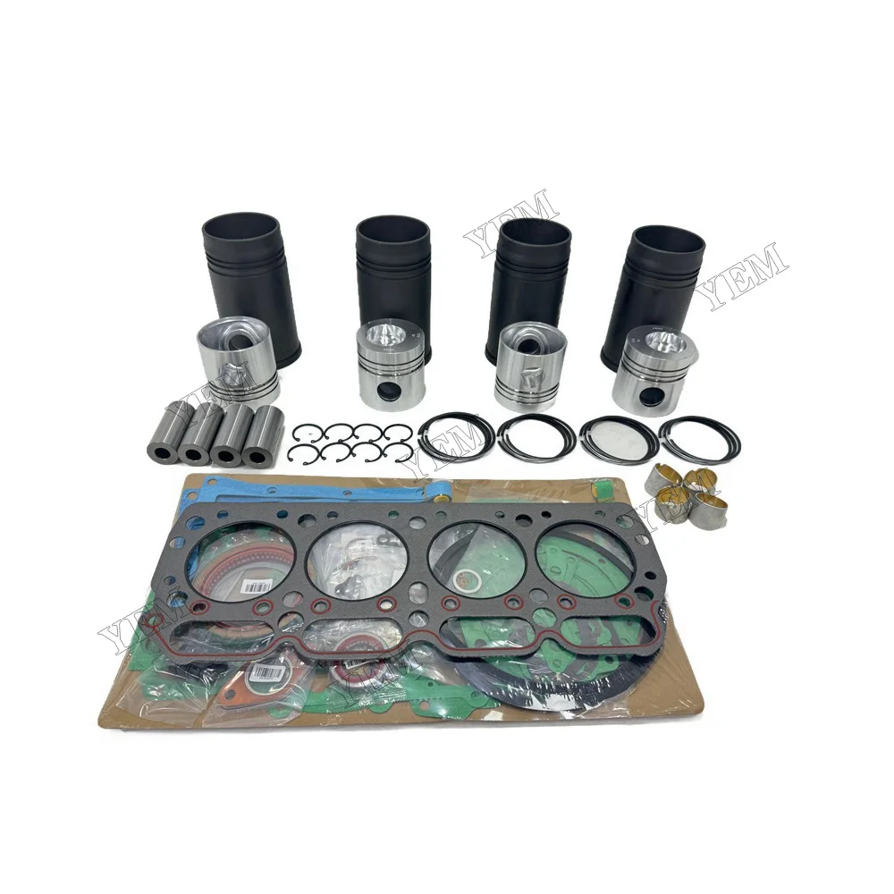 4D105 Overhaul Kit With Gasket Set Fits for Komatsu Engine Repair Kit 5